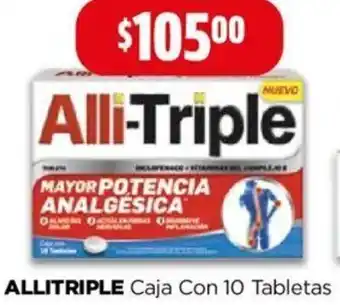 Farmacias Guadalajara Allitriple Caja Con 10 Tabletas oferta