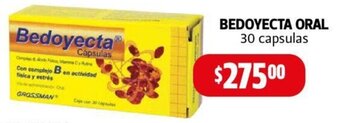 Farmacias Guadalajara Bedoyecta Oral 30 Capsulas oferta