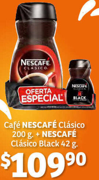 Soriana Híper Café Nescafé Clásico 200g Nescafé Clásico Black 42g oferta