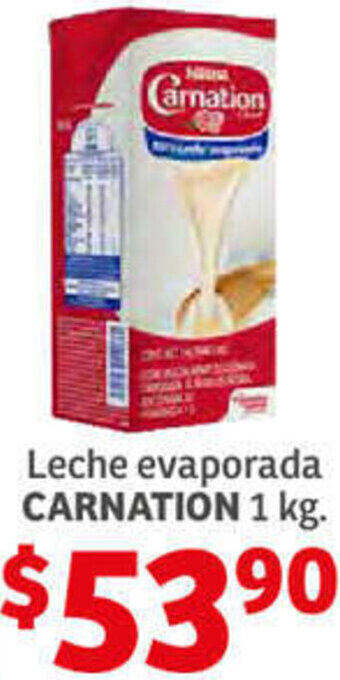 Soriana Híper Leche Evaporada Carnation 1kg oferta