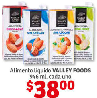 Soriana Híper Alimento Líquido Valley Foods 946ml oferta