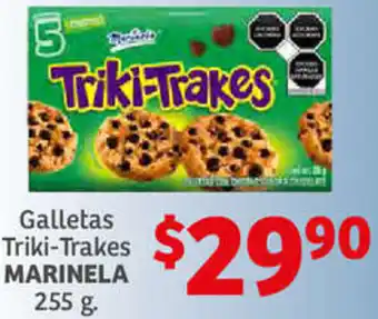 Soriana Híper Galletas Triki-Trakes Marinela 255g oferta