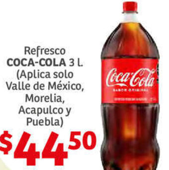 Soriana Híper Refresco Coca-Cola 3L oferta