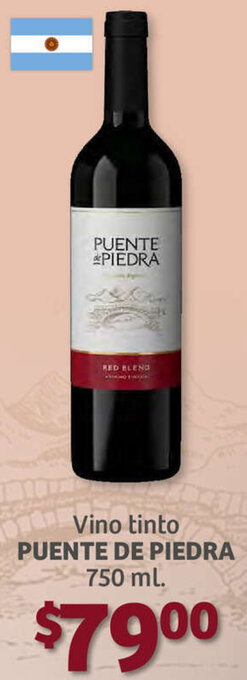 Vino Tinto Puente de Piedra 750ml