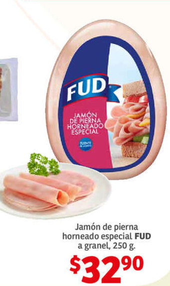 Soriana Híper Jamón de Pierna Horneado Especial FUD a Granel 250g oferta
