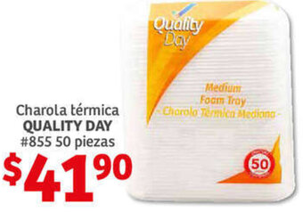 Soriana Híper Charola Térmica Quality Day #855 50 Piezas oferta