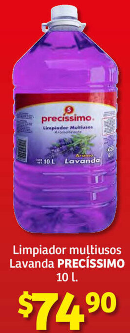 Soriana Híper Limpiador Multiusos Lavanda Precíssimo 10L oferta