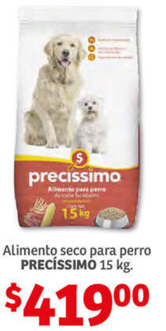 Soriana Híper Alimento Seco para Perro Precíssimo 15kg oferta