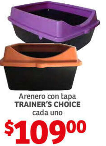 Soriana Híper Arenero con Tapa Trainer's Choice oferta