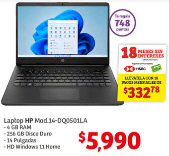 Soriana Híper Laptop HP oferta