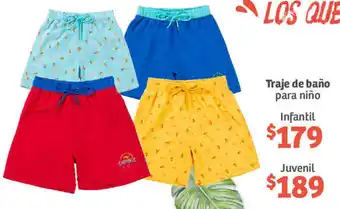 Traje de Baño para Niño Infantil