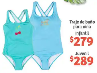 Soriana Híper Traje de Baño para Niña Infantil oferta