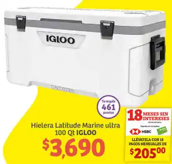 Soriana Híper Hielera Latitude Marine Ultra 100 Qt Igloo oferta