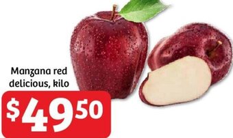Soriana Híper Manzana Red Delicious oferta