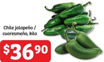 Soriana Híper Chile Jalapeño / Cuaresmeño oferta