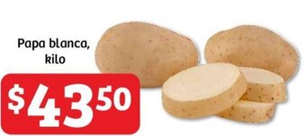 Soriana Híper Papa Blanca oferta