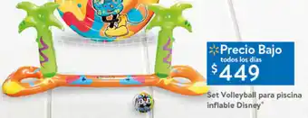 Walmart Set Volleyball para Piscina Inflable Disney oferta