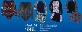 Traje de Baño Manga Larga para Dama Ocean Pacific