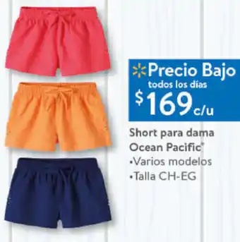 Walmart Short para Dama Ocean Pacific oferta