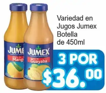 Variedad en Jugos Jumex Botella 450ml