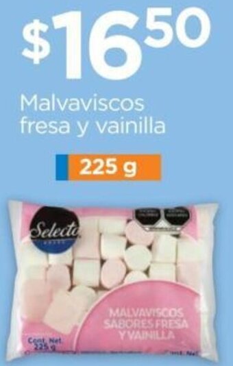 Malvaviscos Fresa y Vainilla 225g