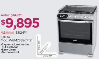 Chedraui Mabe Estufa oferta