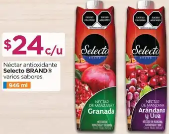 Chedraui Néctar Antioxidante Selecto Brand Varios Sabores 946ml oferta