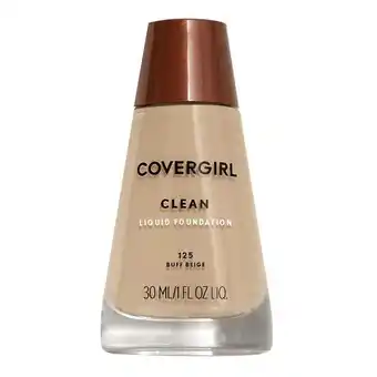 Sanborns Base de maquillaje líquida covergirl clean 125 buff beige oferta