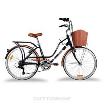 El Bodegón Bicicleta monk urbana rodada 24 7 velocidades negro loving oferta