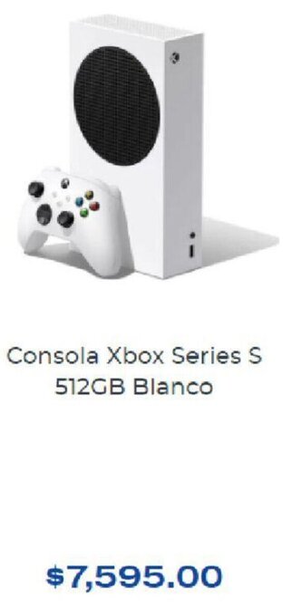 Chedraui Consola Xbox Series S 512GB Blanco oferta