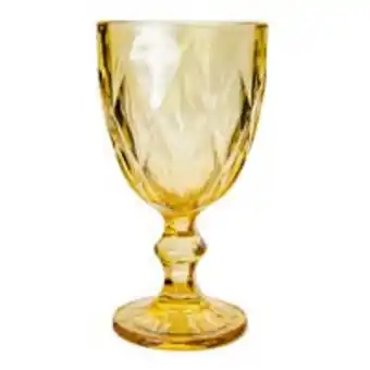 Copa de vidrio 250 ml dorado home sweet home