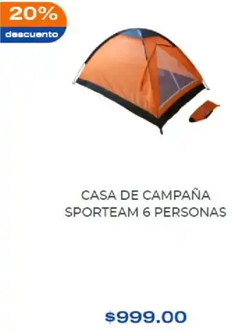 Chedraui Casa de Campaña Sporteam 6 Personas oferta