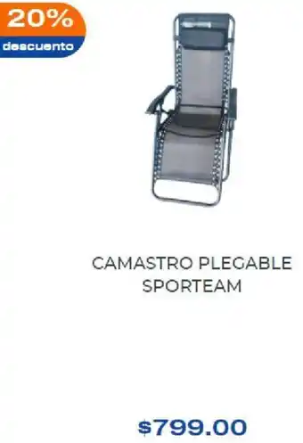 Chedraui Camastro Plegable Sporteam oferta