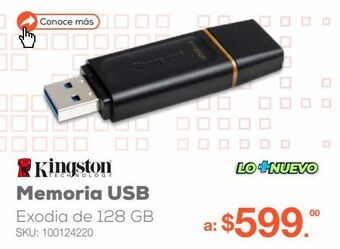 Memoria usb kingston data traveler exodia
