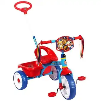 Sears Triciclo paw patrol deluxe pushbar big tipper oferta
