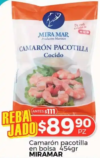 HEB Camarón pacotilla en Bolsa 454g oferta
