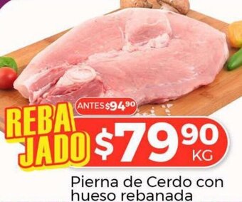HEB Pierna de Cerdo con Hueso Rebanada oferta