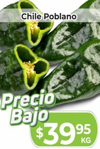 HEB Chile Poblano oferta