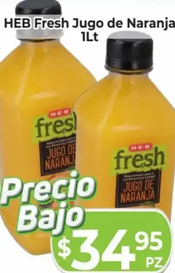 HEB HEB Fresh Jugo de Naranja 1L oferta