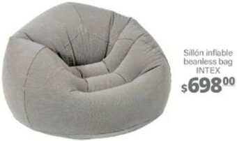 La Comer Sillón Inflable Beanless Bag Intex oferta