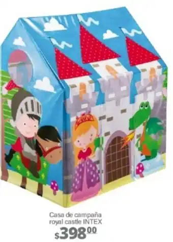 La Comer Casa de Campaña Royal Castle Intex oferta
