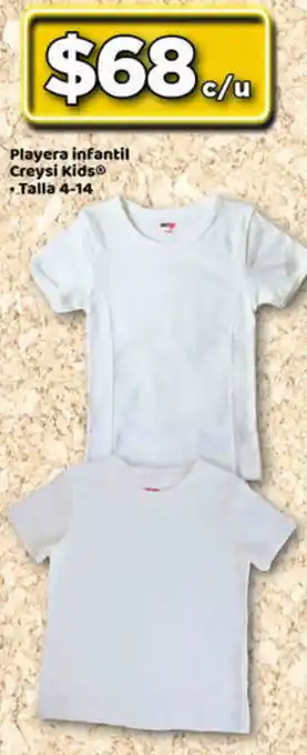 Bodega Aurrerá Playera Infantil Creysi Kids oferta