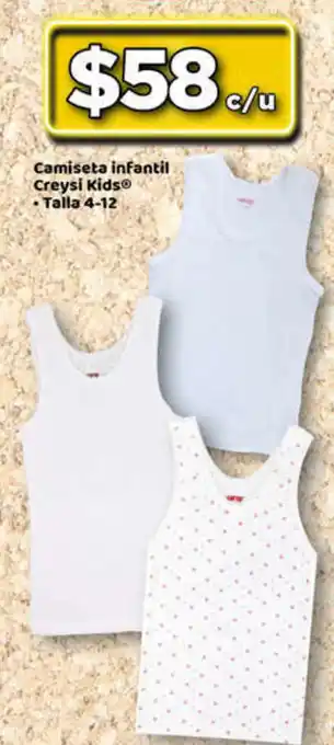 Bodega Aurrerá Camiseta Infantil Creysi Kids oferta
