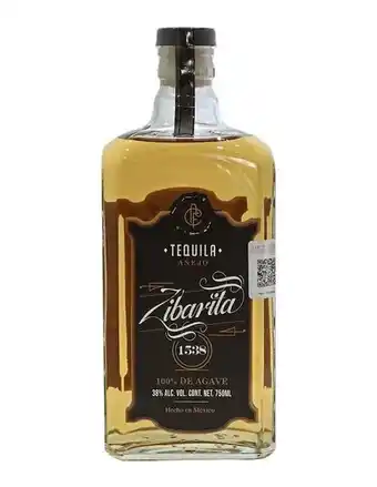 Tequila añejo zibarita 750 ml