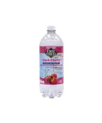 Smart & Final Agua mineral sabor black cherry first street oferta