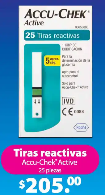 Farmacias Similares Tiras Reactivas Accu-Chek Active oferta