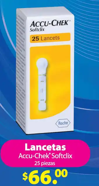 Farmacias Similares Lancetas Accu-Chek Softclif oferta
