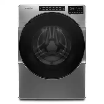 Lavadora whirlpool carga frontal 21kg xpert inverter gris
