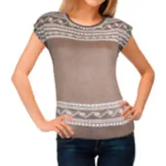 Waldos Blusa para dama color café oferta