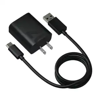 Cargador de pared motorola turbo power usb-a con cable tipo c negro 20w